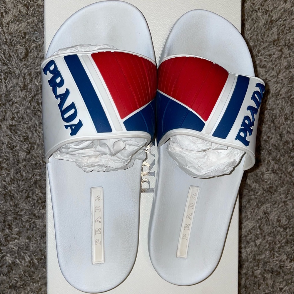 Mens prada slide used sz UK7